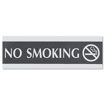 Headline® Sign Century Series Office Sign, Office, 9 X 3, Black-silver freeshipping - TVN Wholesale